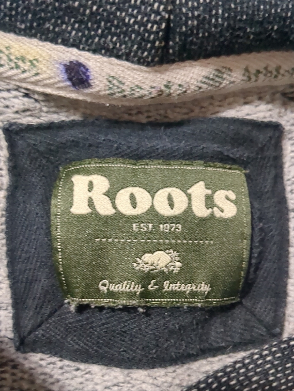 Roots Kanga Women's Grey Hoodie Size Small - Picture 8 of 9